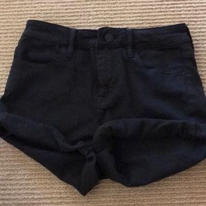Black super Stretchy shorts
